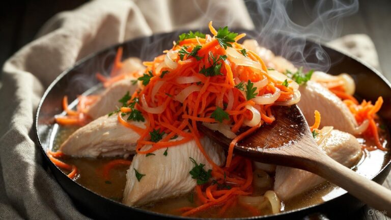Морковь с курицей — ужин, когда не хочется придумывать